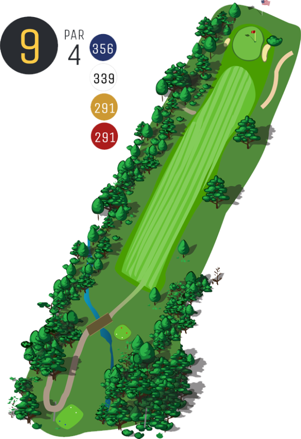 Layout Cedar Glen Golf Course